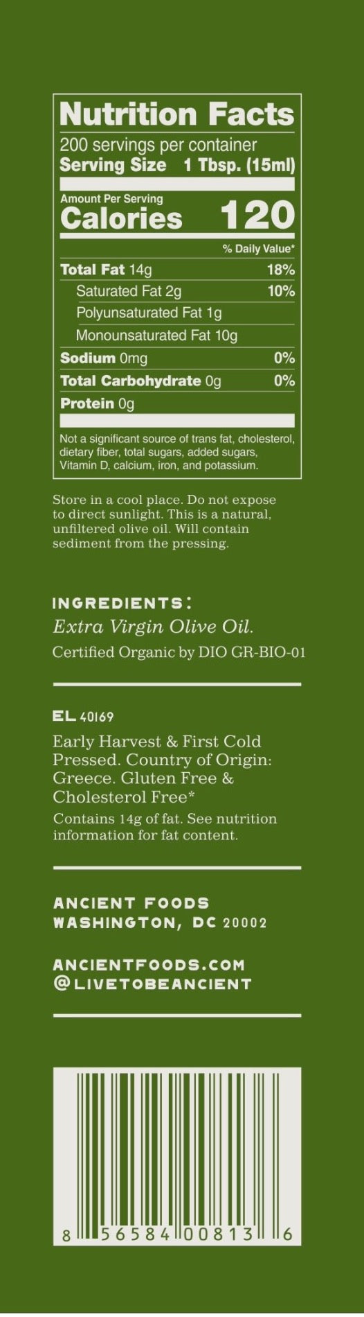 KERÓS USDA Organic Extra Virgin Greek Olive Oil - 3L Tin KERÓS USDA Organic Extra Virgin Greek Olive Oil - 3L Tin
